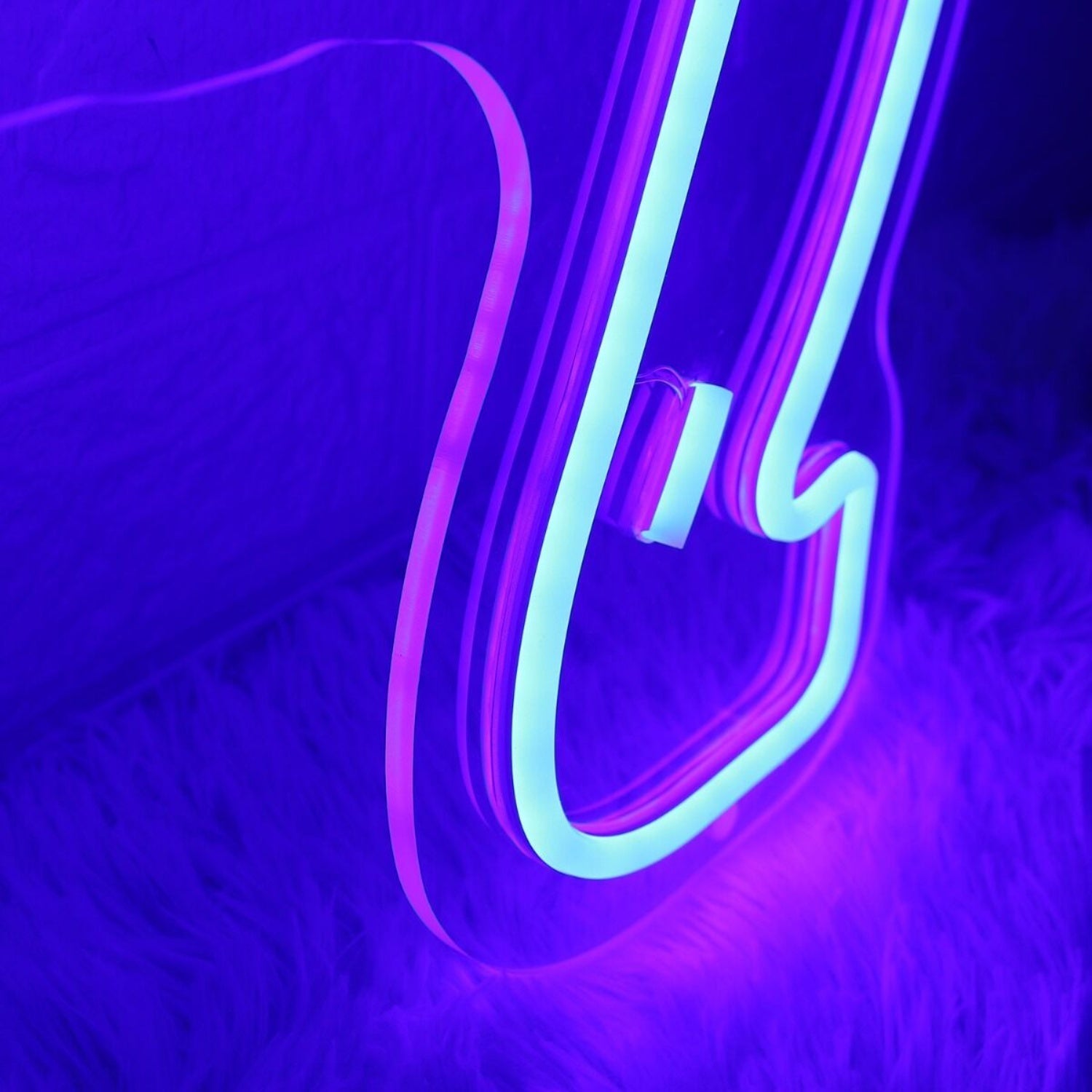 Horseshoe Blue Led Neon Sign - Shineneon