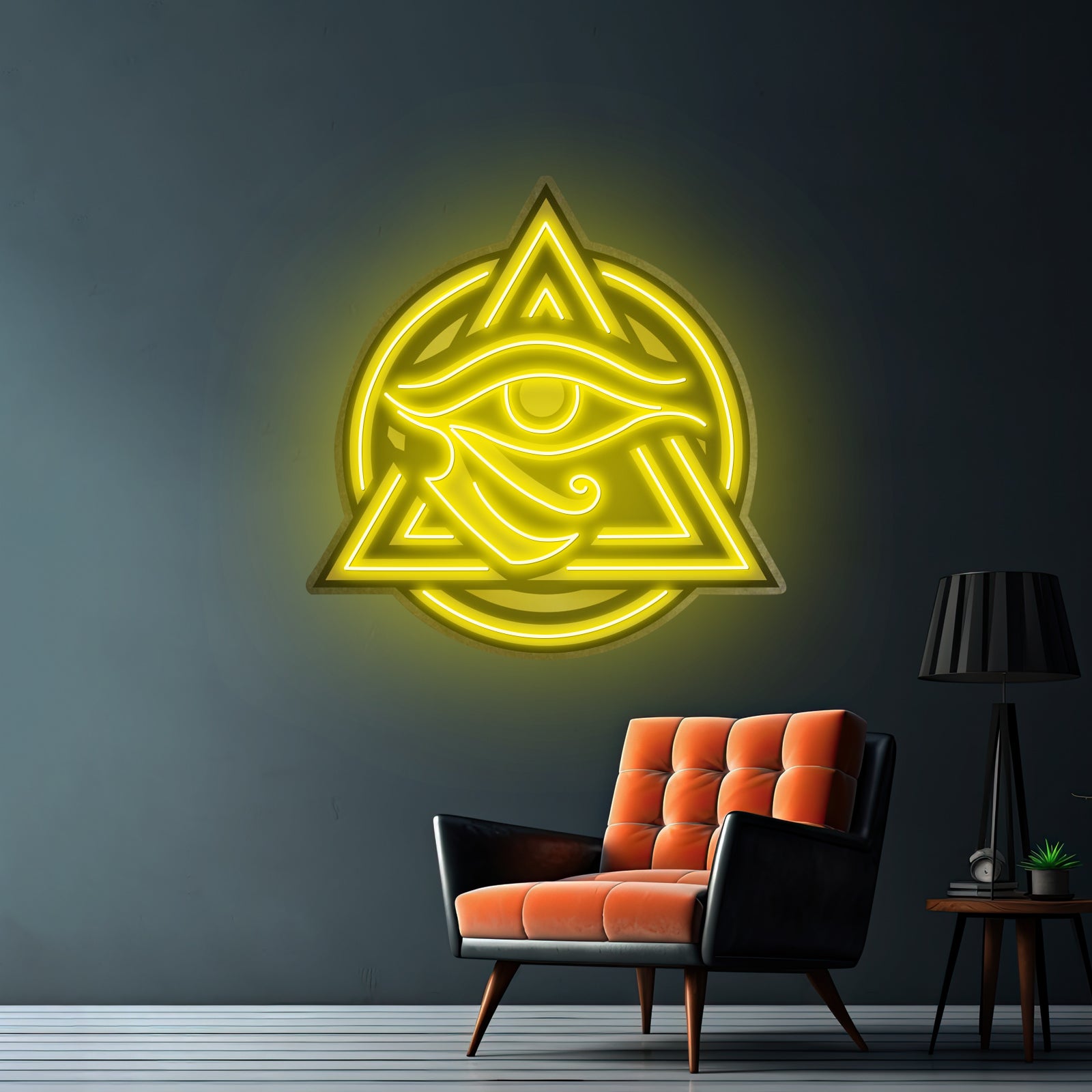 Horus Eye Led Neon Acrylic Artwork For Sale - LED neon sign view 7