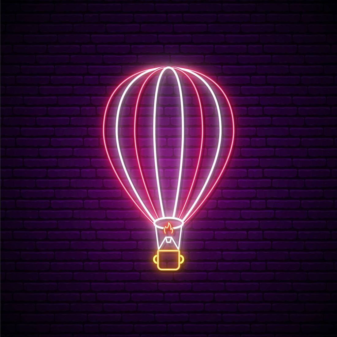 Hot Air Balloons Led Sign Business Neon Sign - Shineneon
