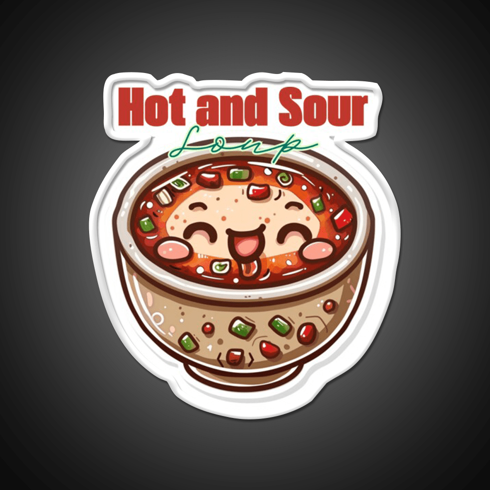 Hot And Sour Soup Led Neon Sign Chinese Food Rgb Color - Shineneon