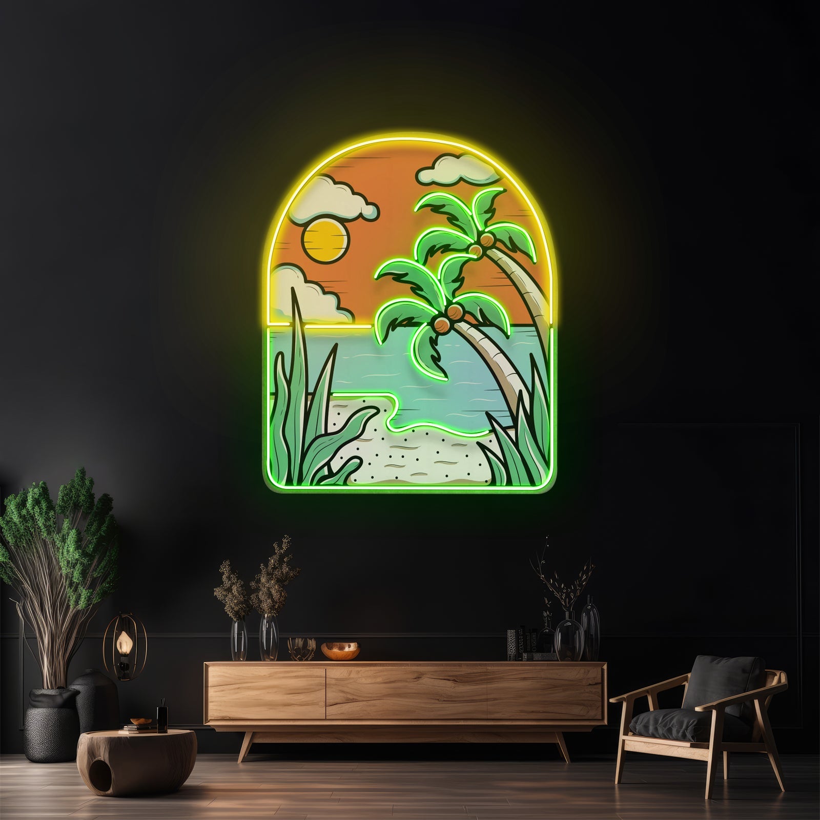 Hot Beach Led Neon Sign Light Custom Led Signs - Shineneon