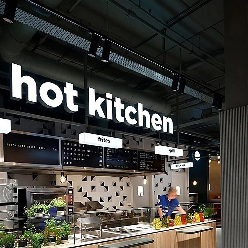 Hot Chicken 3D Frontlit Letters Metal Led Sign - Shineneon