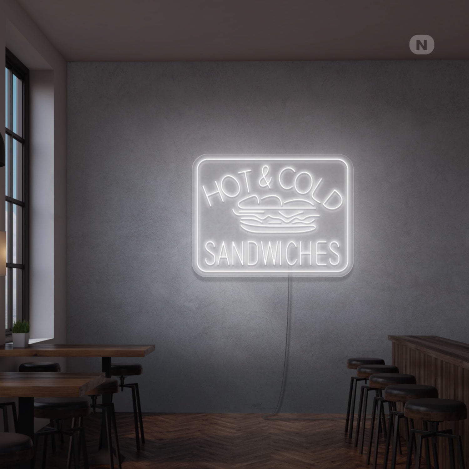 Hot Cold Sandwiches Neon Sign | Shineneon