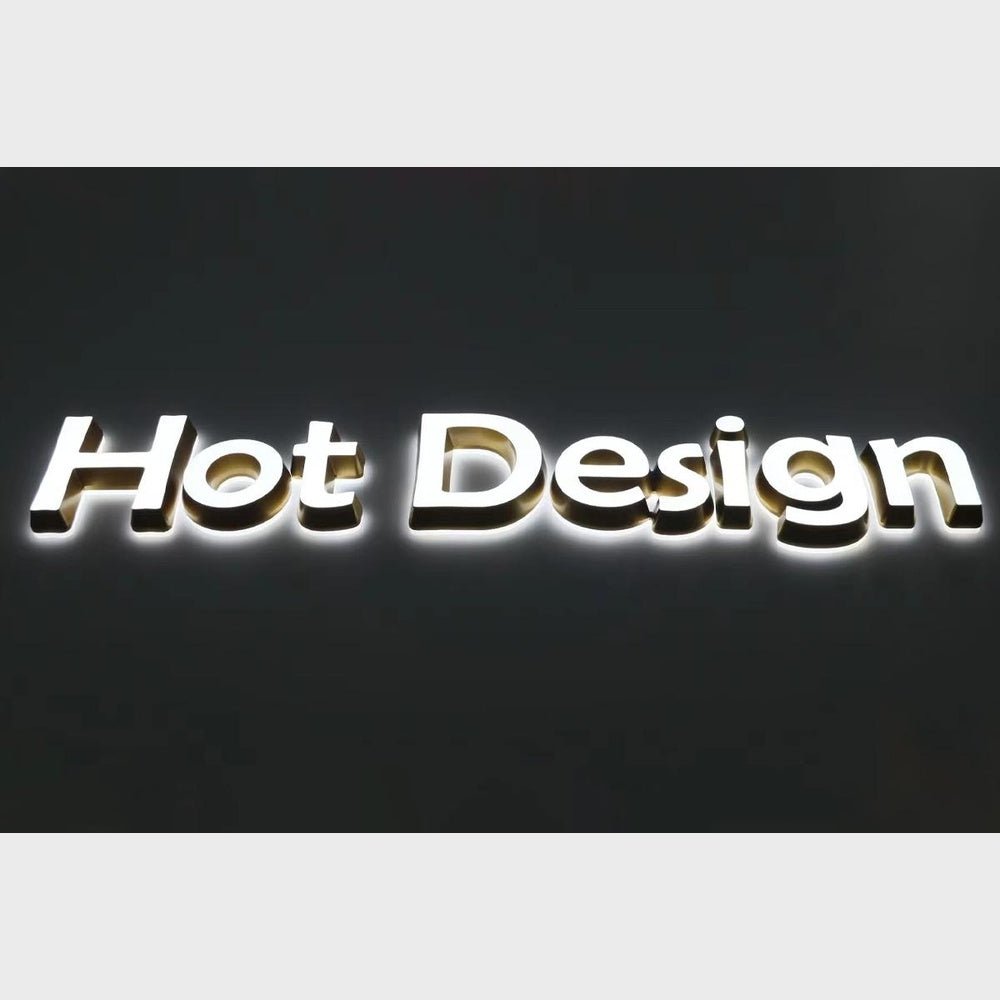 Hot Design 3D Frontlit And Backlit Channel Letter Led Light Sign - Shineneon