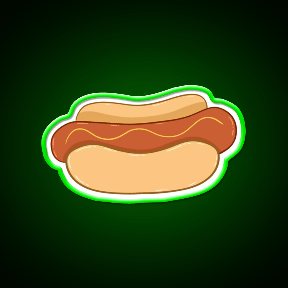 Hot Diggity Fast Food Led Neon Sign For Burger Place Rgb Color - Shineneon