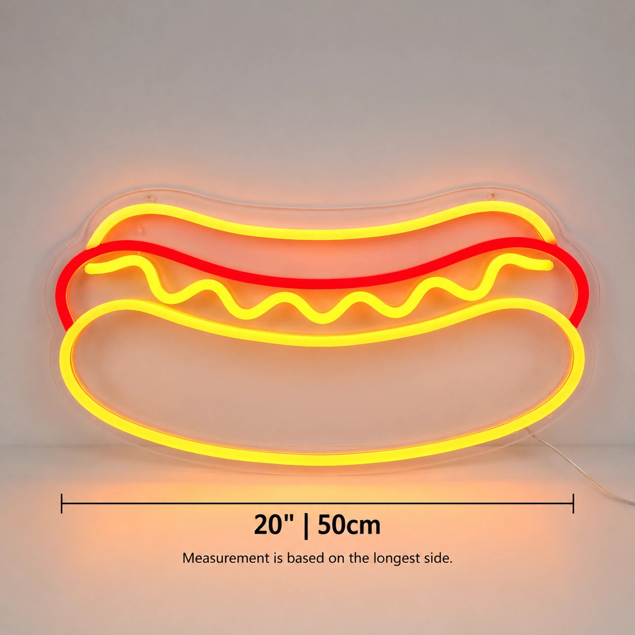 Hot Dog Counter Neon Sign LED Neon Sign size image