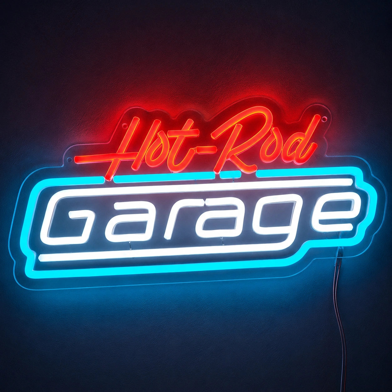 Hot Rod Garage Script Neon Sign LED Neon Sign high-converting product image