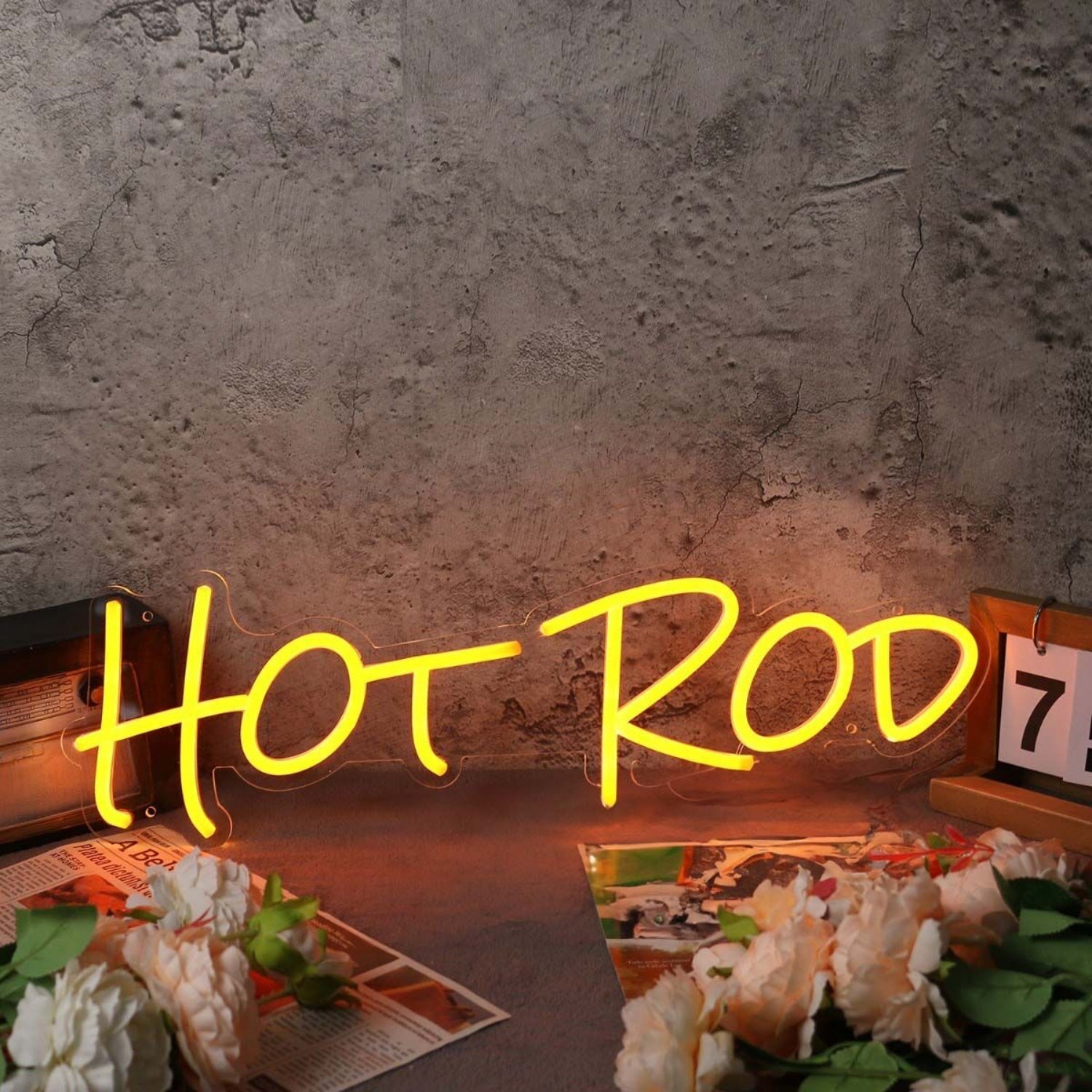 Hot Rod Red Led Neon Sign - Shineneon