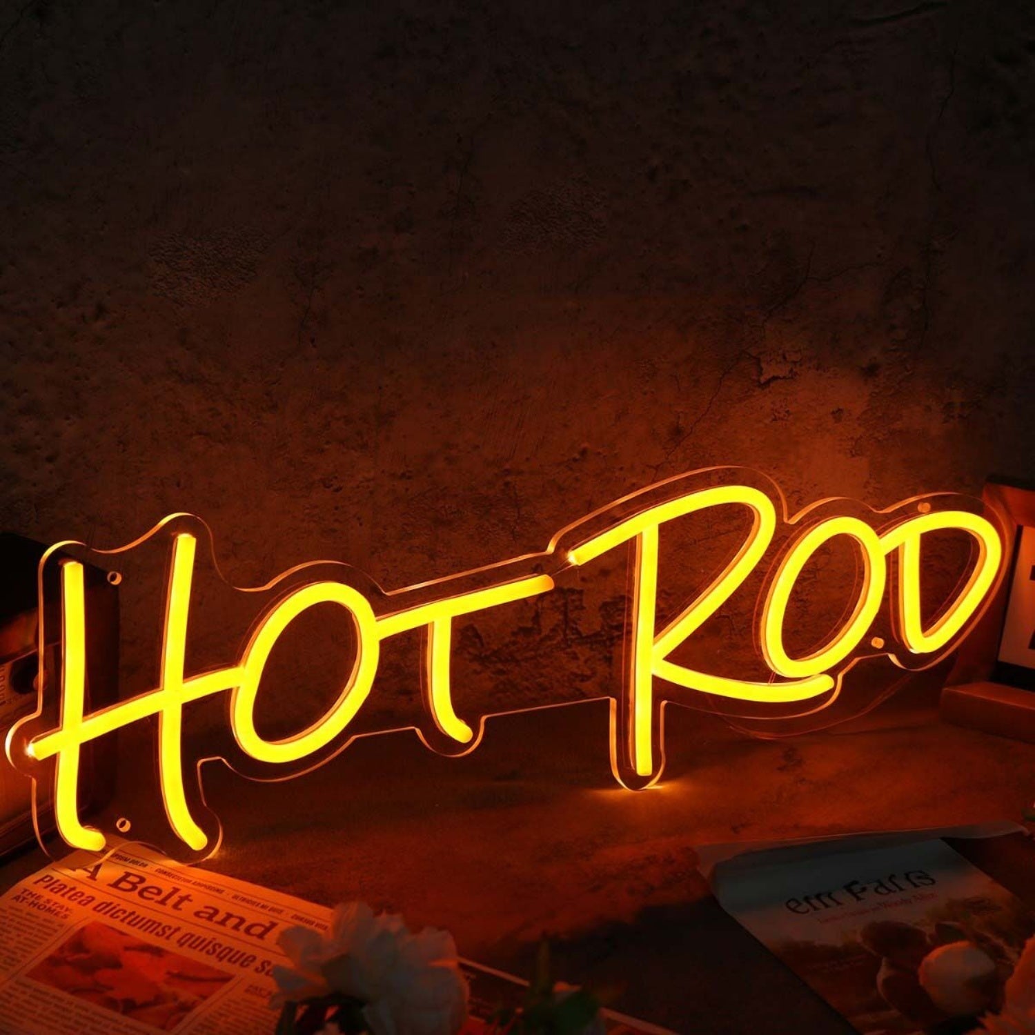Hot Rod Red Led Neon Sign - Shineneon