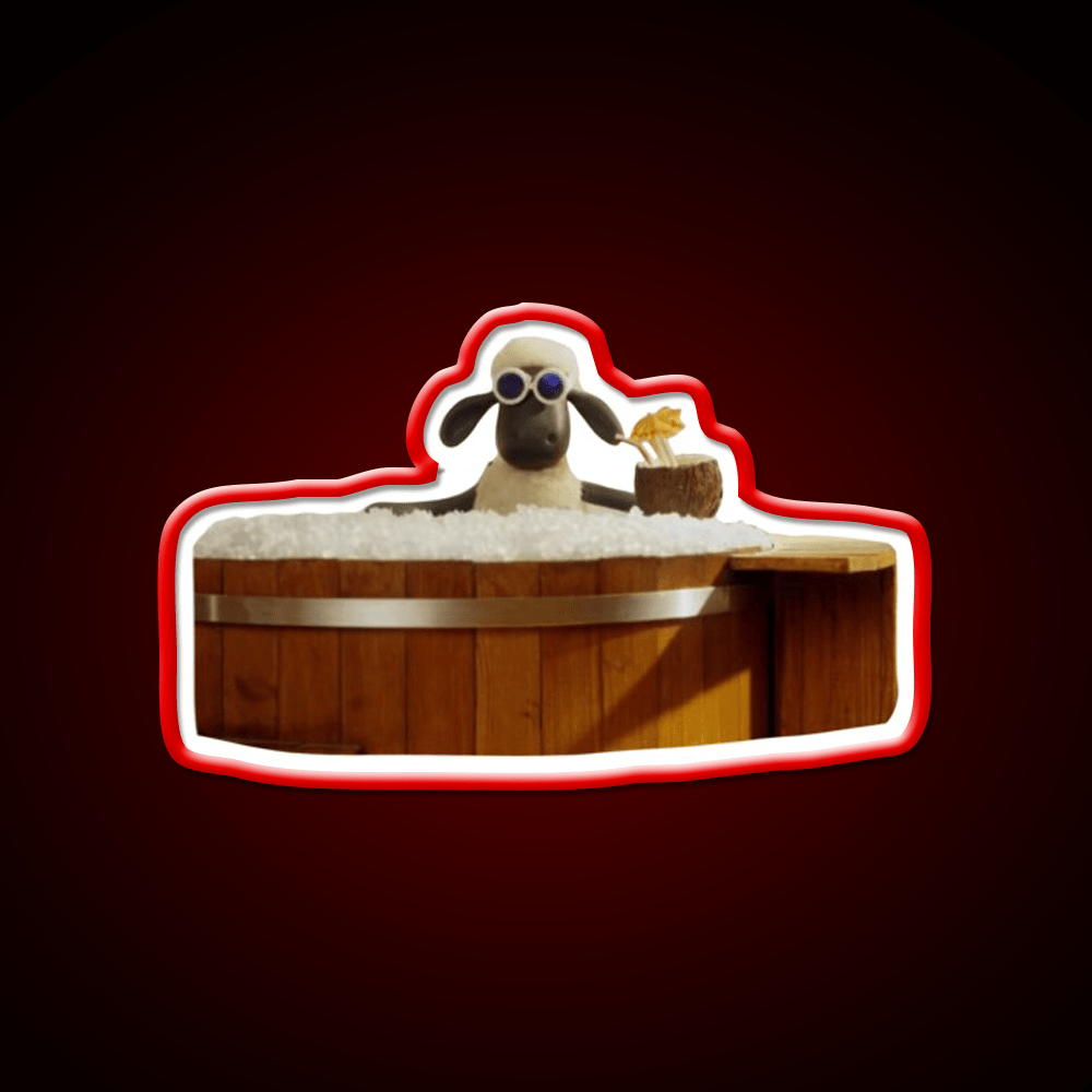 Hot Tub Shaun Cocktail Bar Decor Led Neon Sign Rgb Color - Shineneon