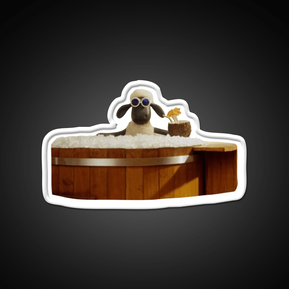 Hot Tub Shaun Cocktail Bar Decor Led Neon Sign Rgb Color - Shineneon