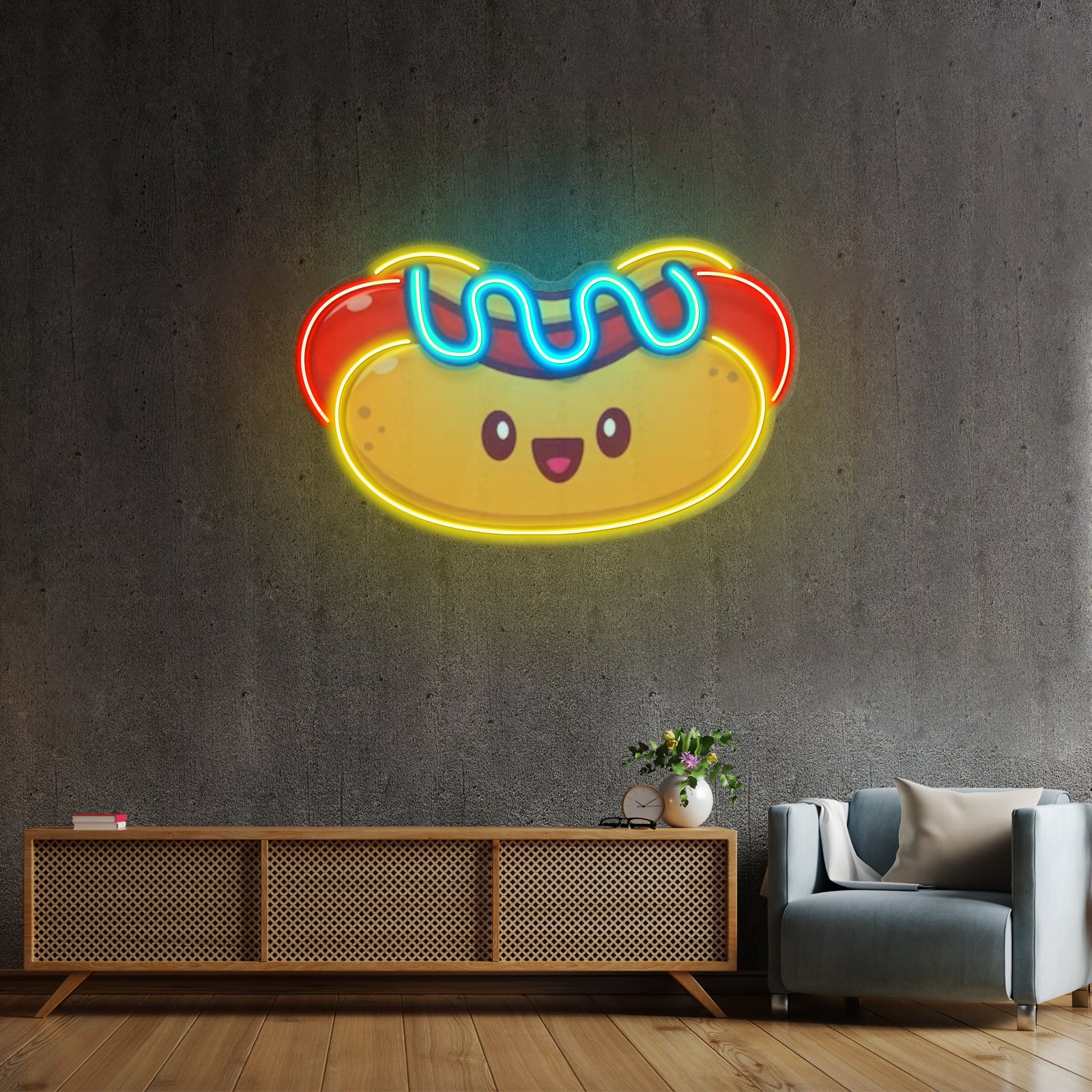 Hotdog Baby Custom Led Signs Artwork For Sale