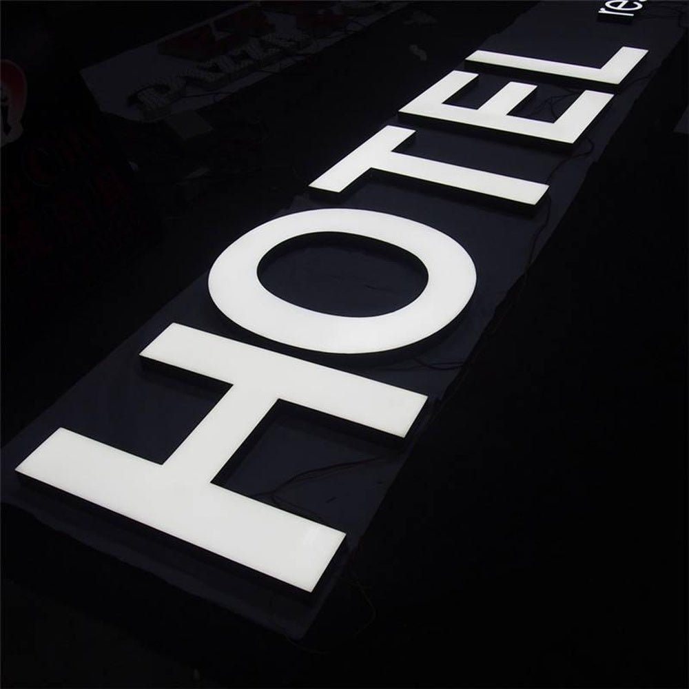 Hotel 3D Frontlit Letters Metal Led Sign - Shineneon