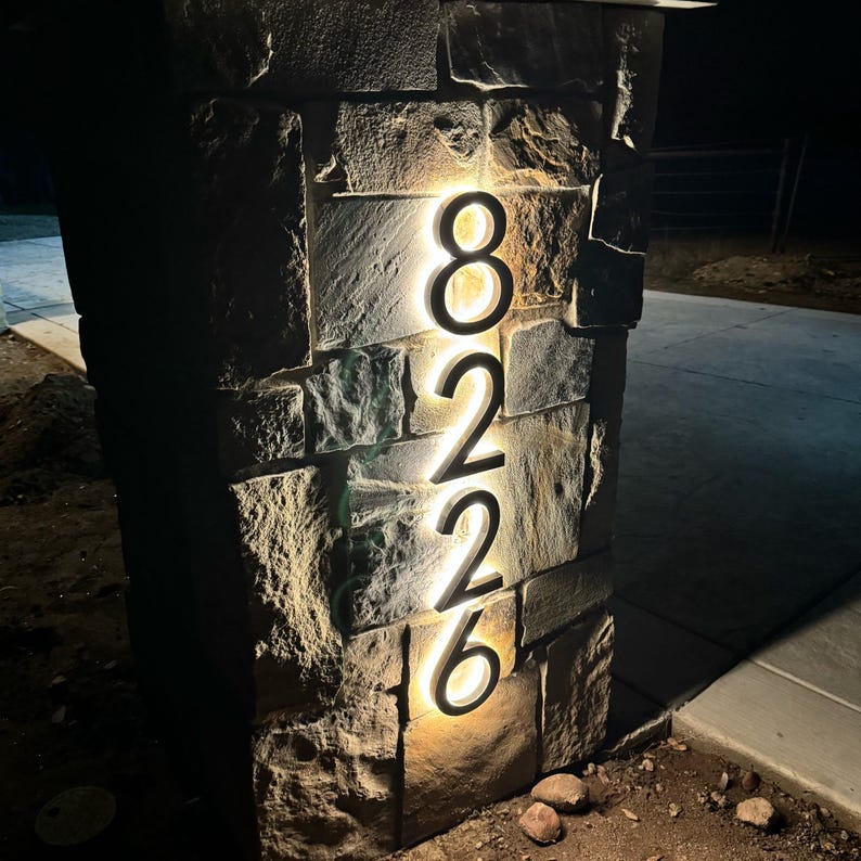 House Letter 8220 Backlit Channel Letters Led Light Sign - Shineneon