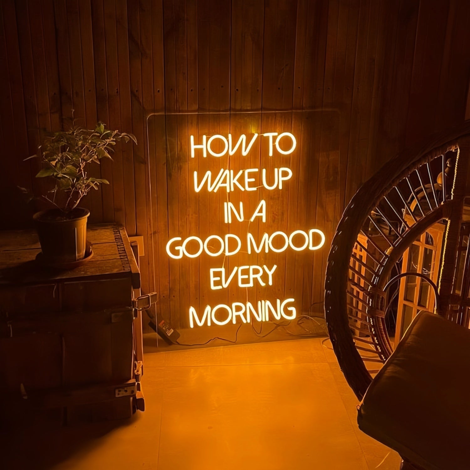How To Wake Up In Good Mood Every Morning Led Neon Sign - Shineneon