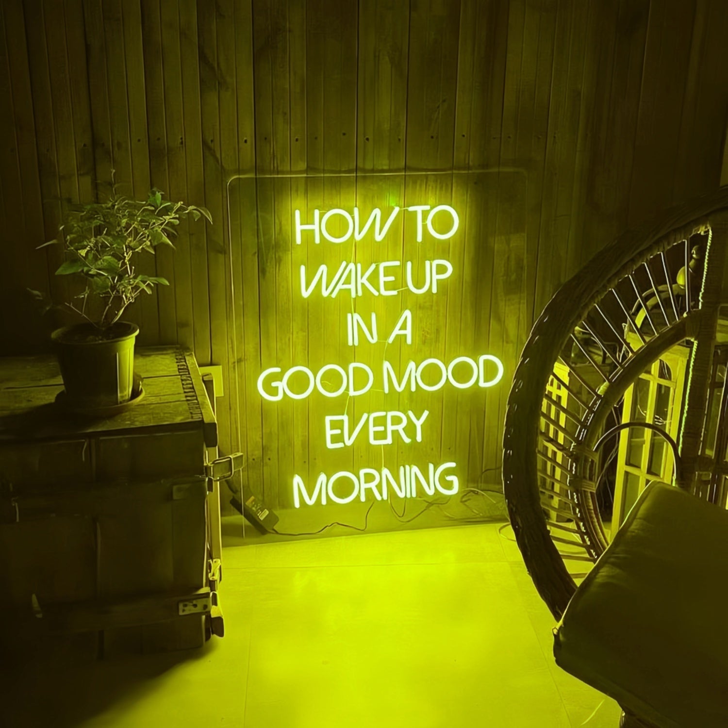 How To Wake Up In Good Mood Every Morning Led Neon Sign - Shineneon