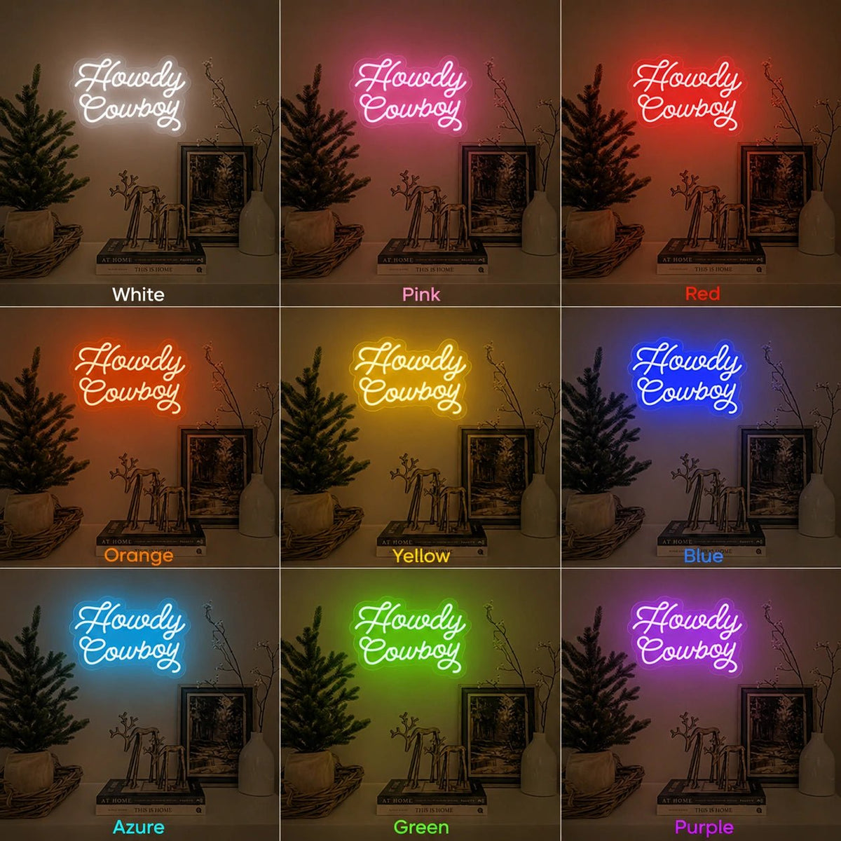 Howdy Cowboy LED Neon Sign - Shineneon