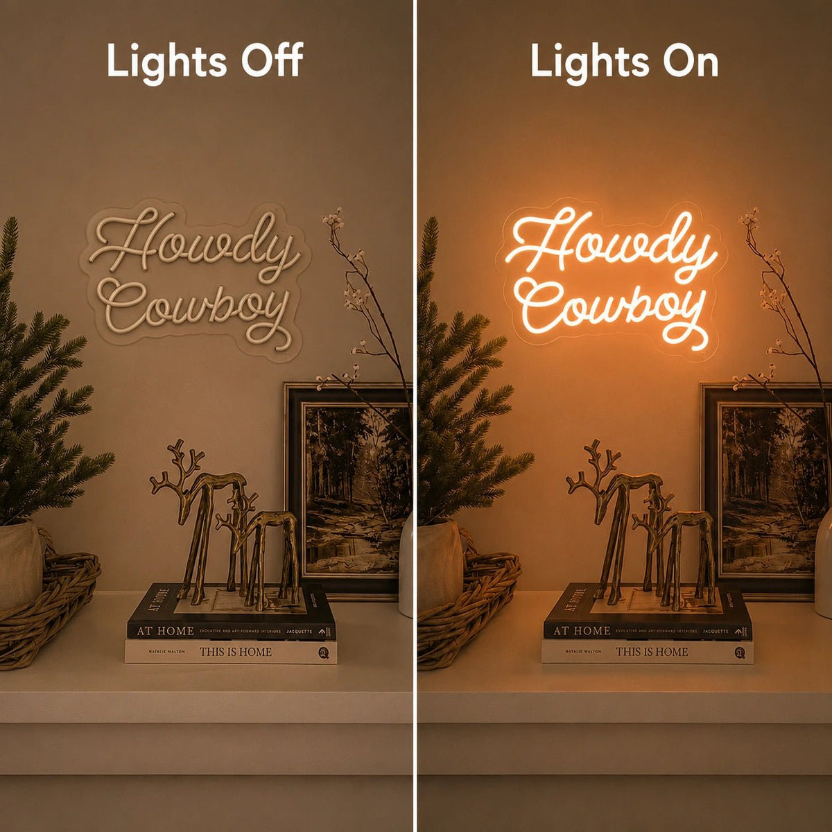 Howdy Cowboy LED Neon Sign - Shineneon