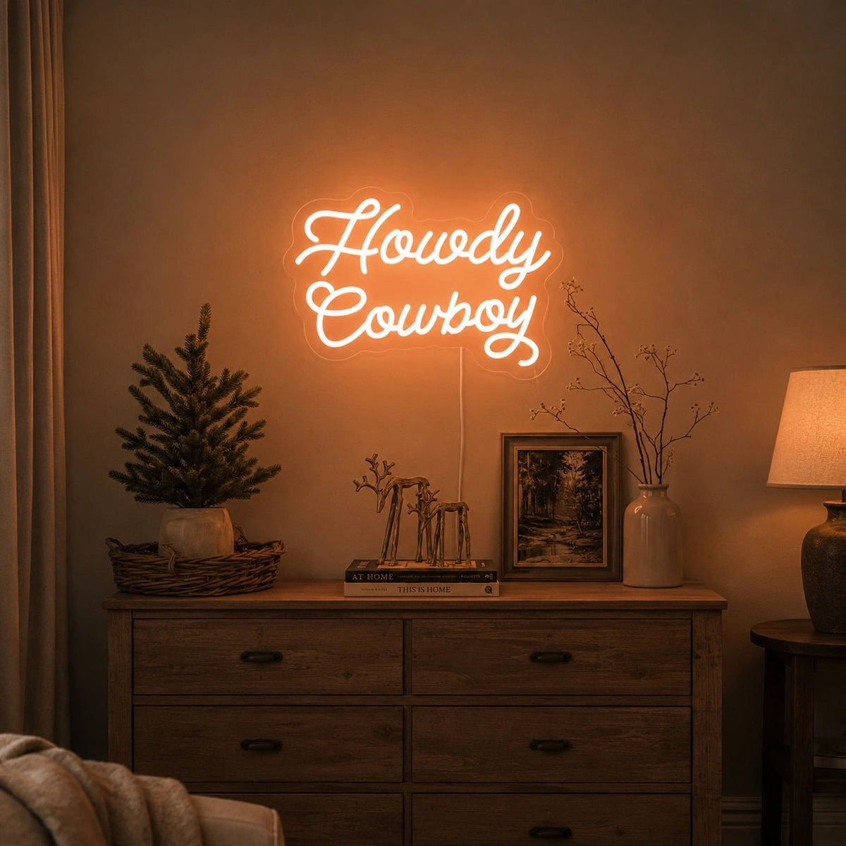 Howdy Cowboy LED Neon Sign - Shineneon
