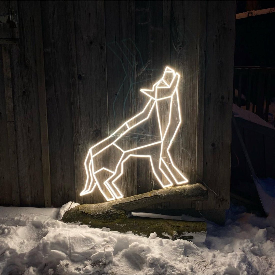 Howling Wolf Led Sign Business Neon Sign - Shineneon