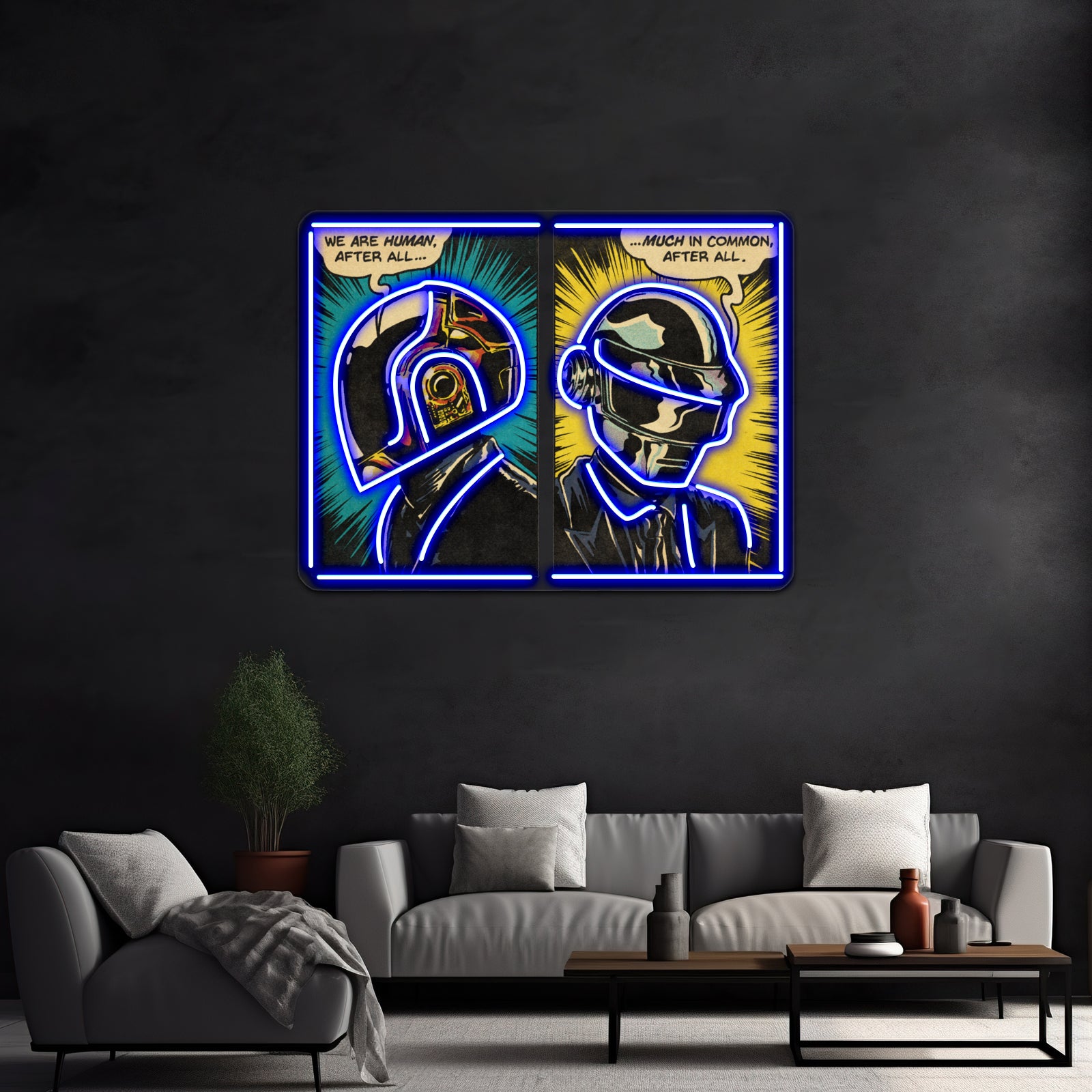 Human After All Artwork Led Custom Signs