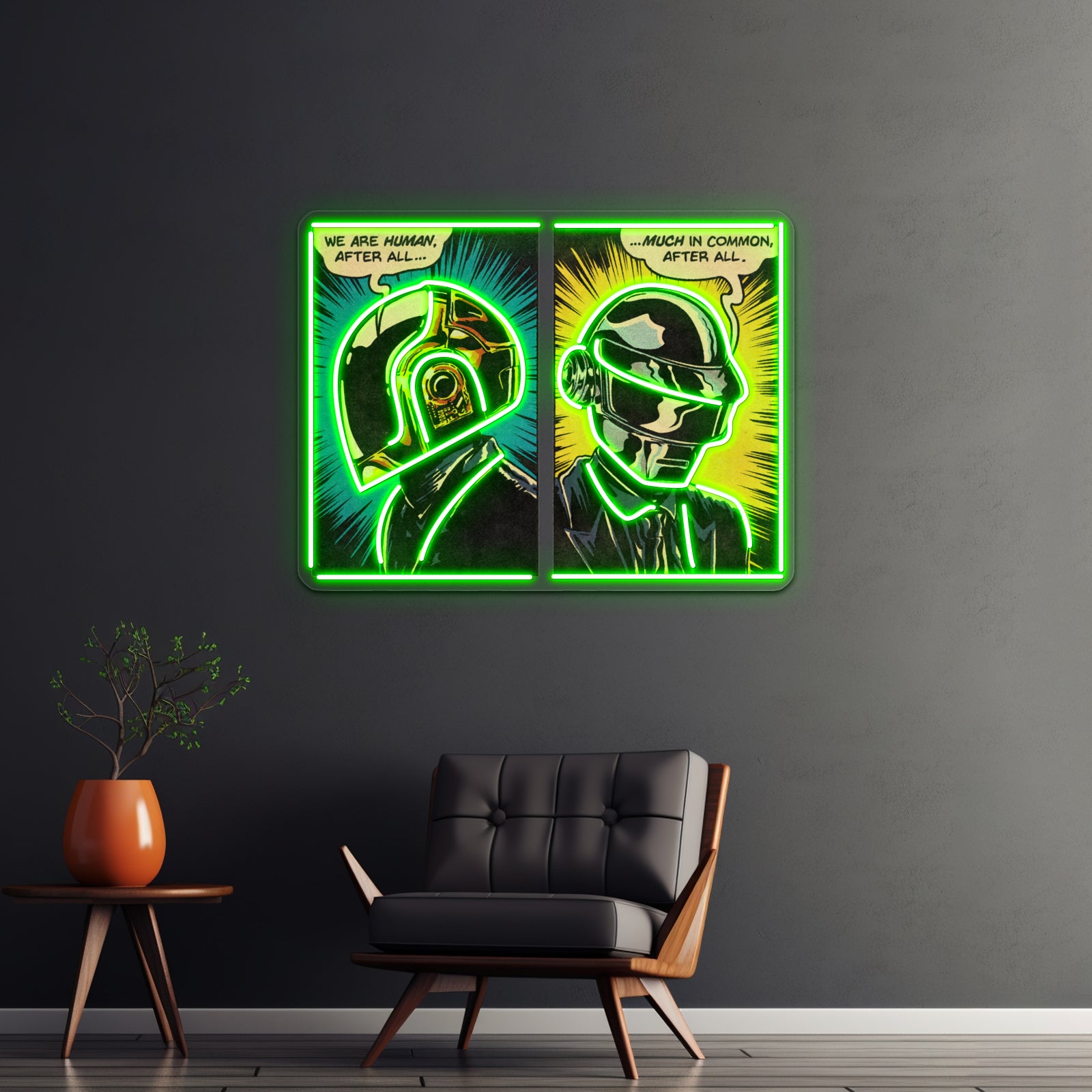 Human After All Artwork Led Custom Signs