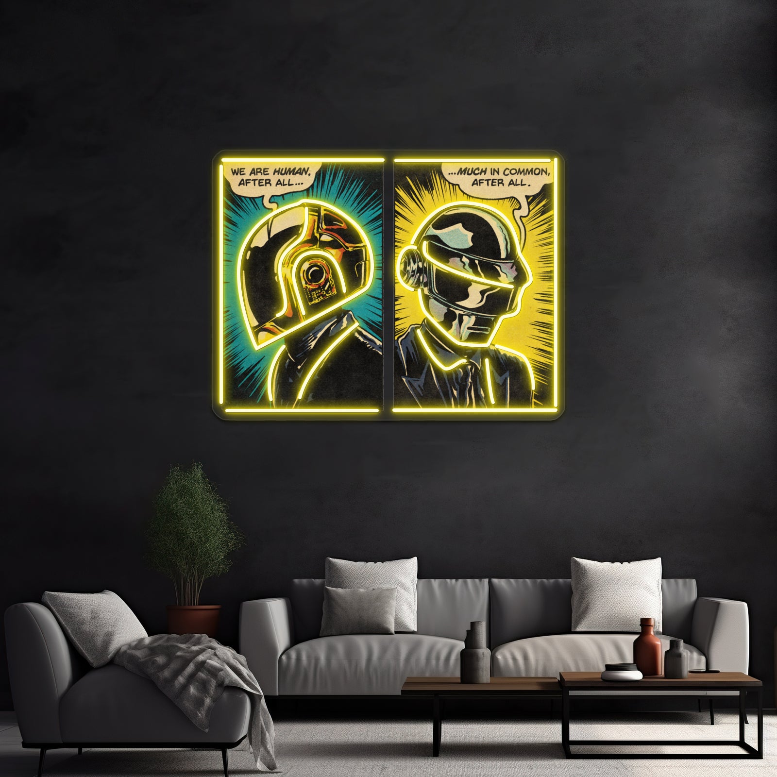 Human After All Artwork Led Custom Signs