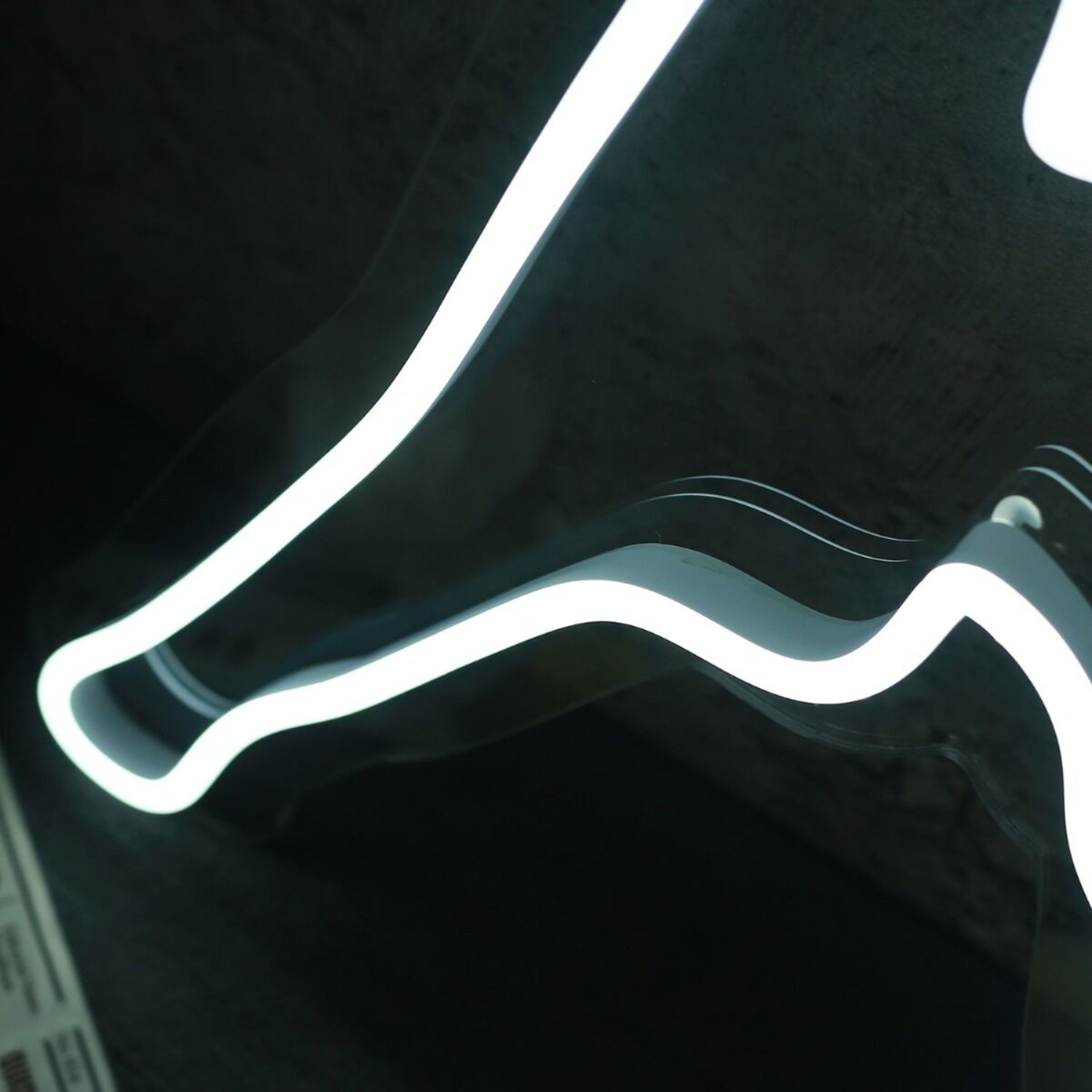 Human Silhouette With Number 7 Led Neon Sign - Shineneon