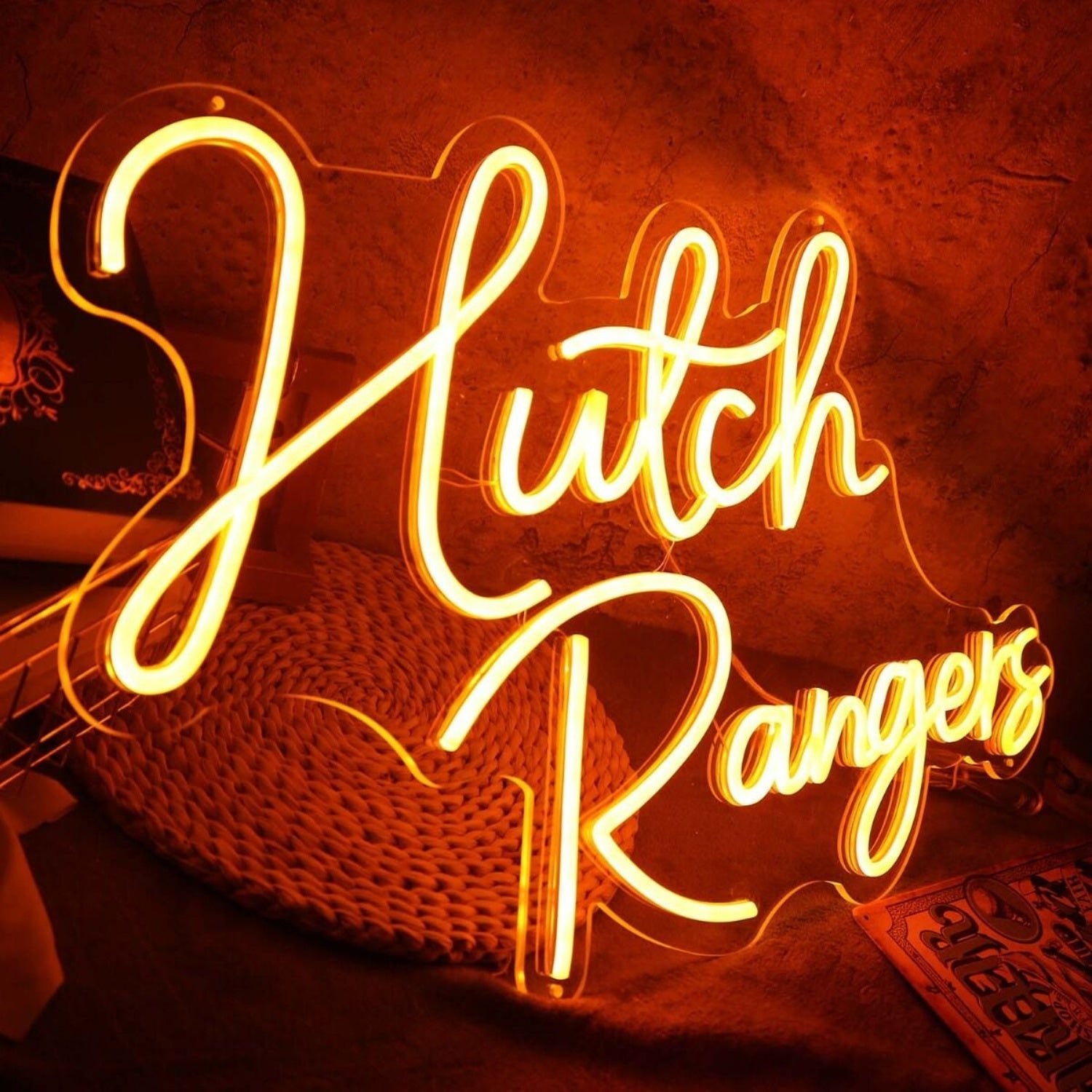 Hutch Rangers Orange Led Neon Sign - Shineneon