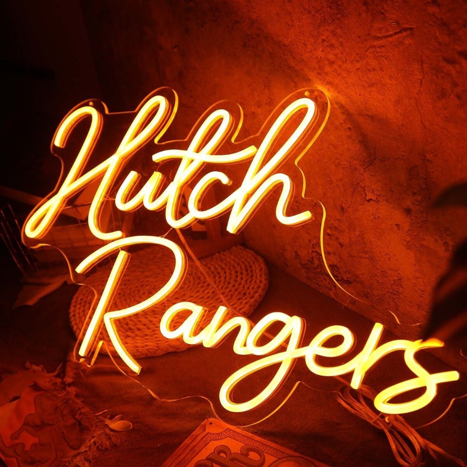 Hutch Rangers Orange Led Neon Sign - Shineneon
