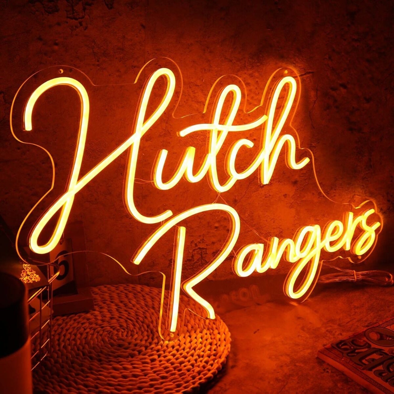 Hutch Rangers Orange Led Neon Sign - Shineneon