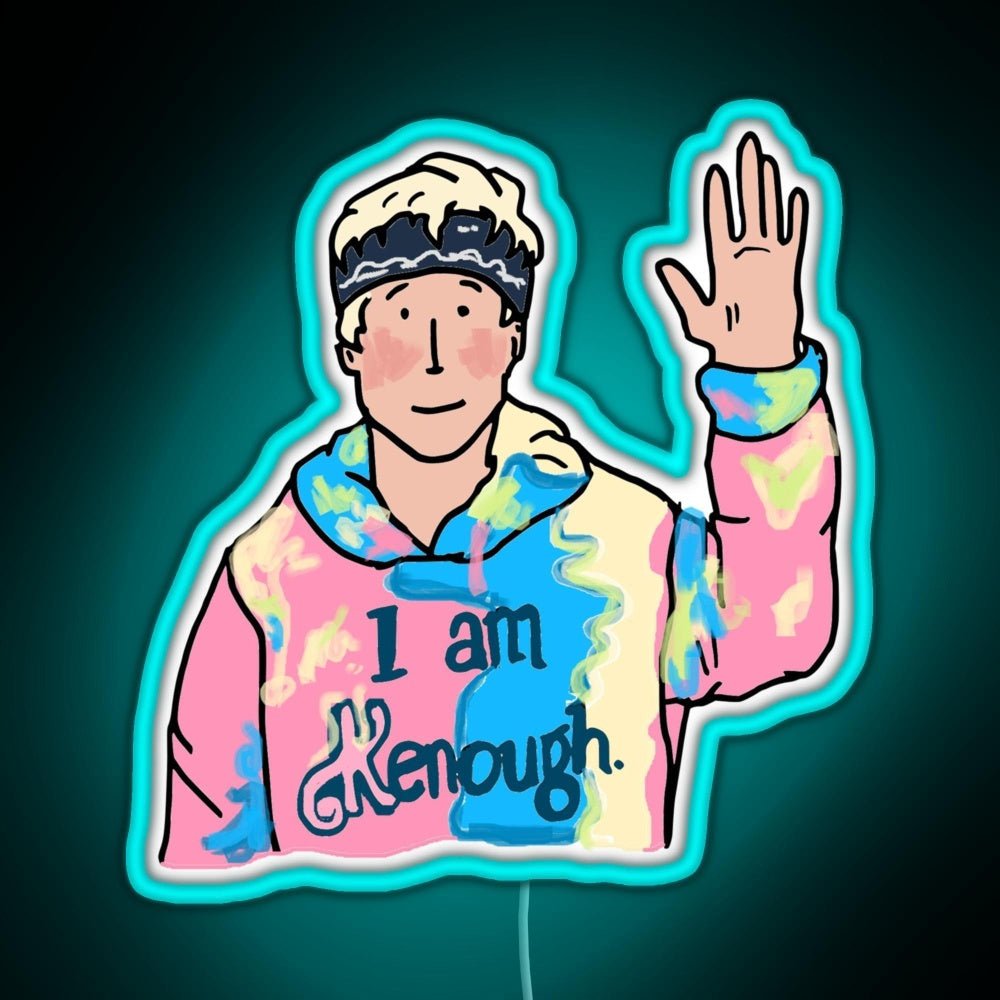 I Am Kenough Rgb Led Neon Sign Pop Wall Art - Shineneon