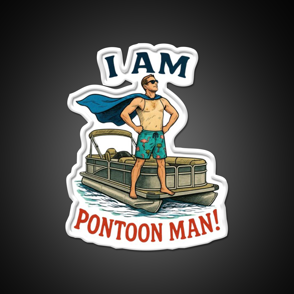 I Am Pontoon Man Beer Bar Decor Led Neon Sign Rgb Color - LED neon sign view 11