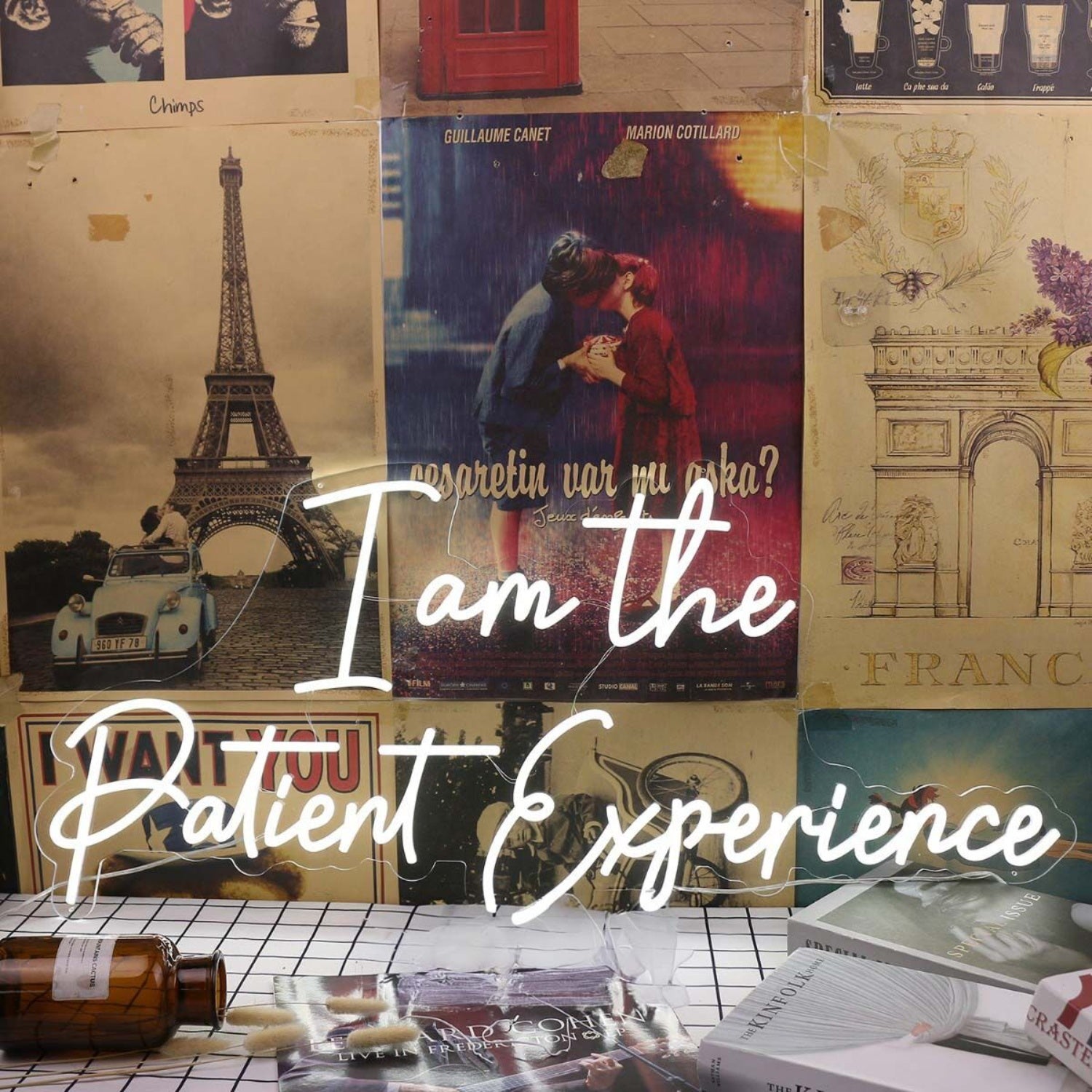 I Am The Patient Experience White Neon Sign | Shineneon