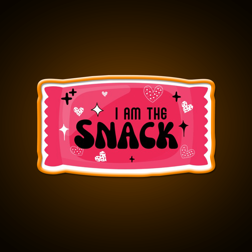 I Am The Snack Food Led Neon Sign Rgb Color - Shineneon