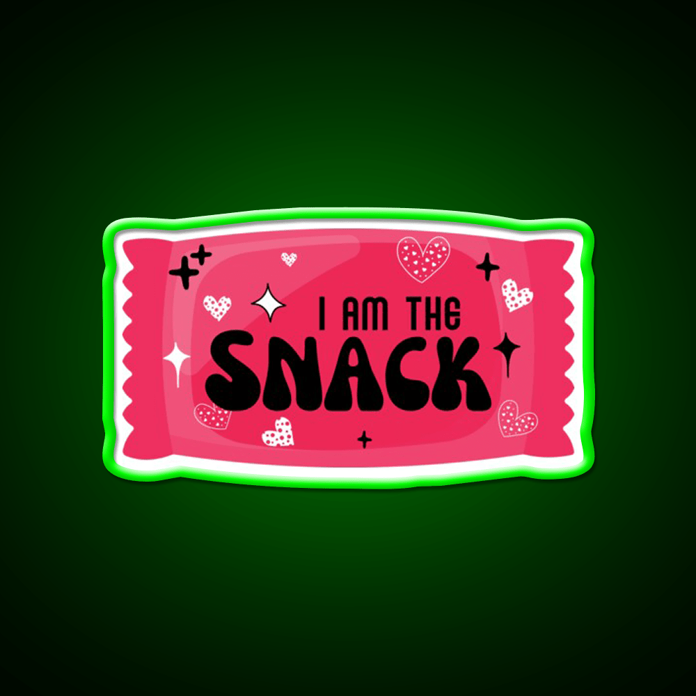 I Am The Snack Food Led Neon Sign Rgb Color - Shineneon