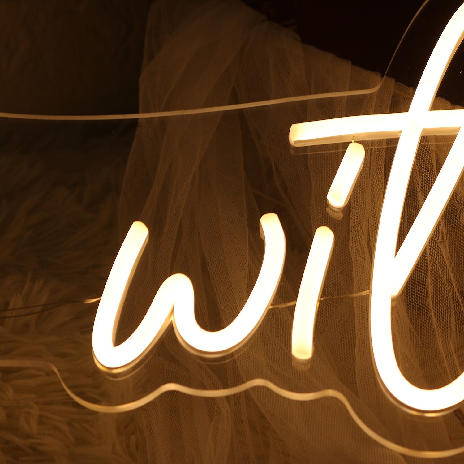 I Am With You Yellow Led Neon Sign - Shineneon