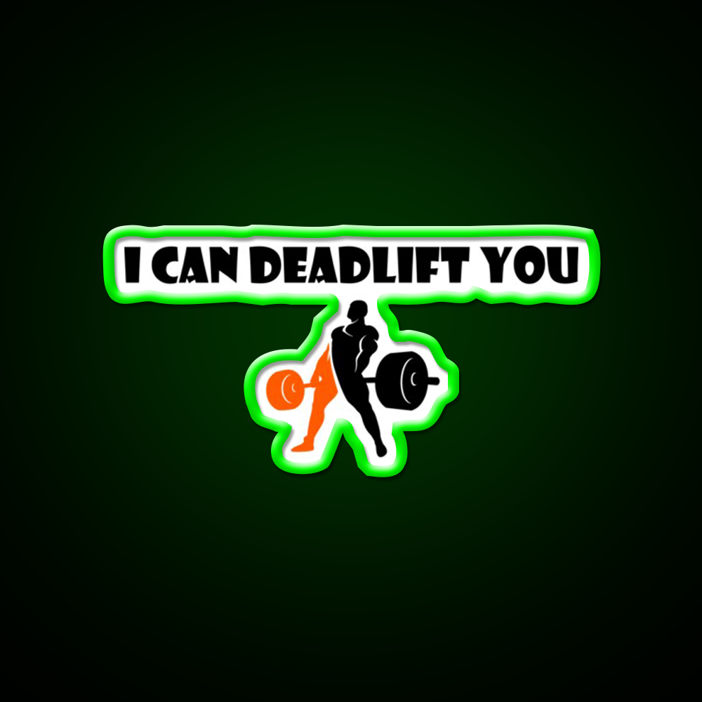 I Can Deadlift You Gym Fitness Led Neon Sign Rgb Color - LED neon sign view 8