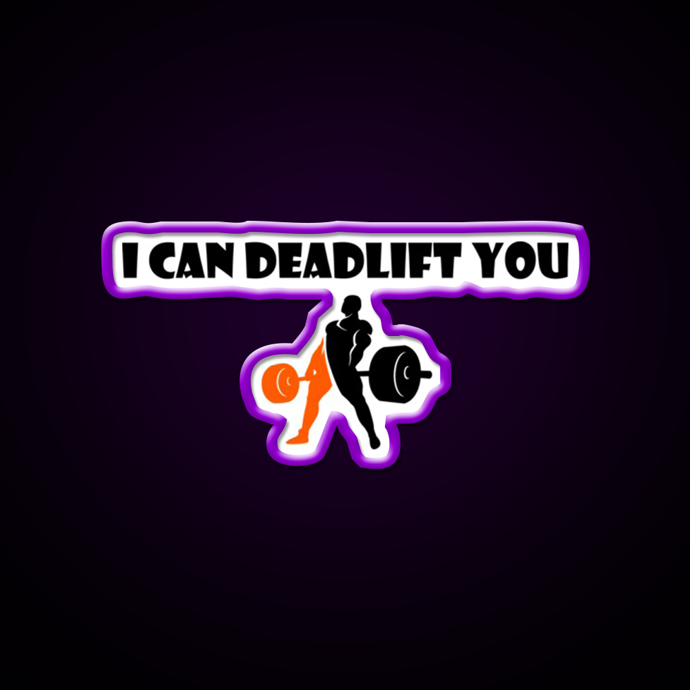 I Can Deadlift You Gym Fitness Led Neon Sign Rgb Color - LED neon sign view 9
