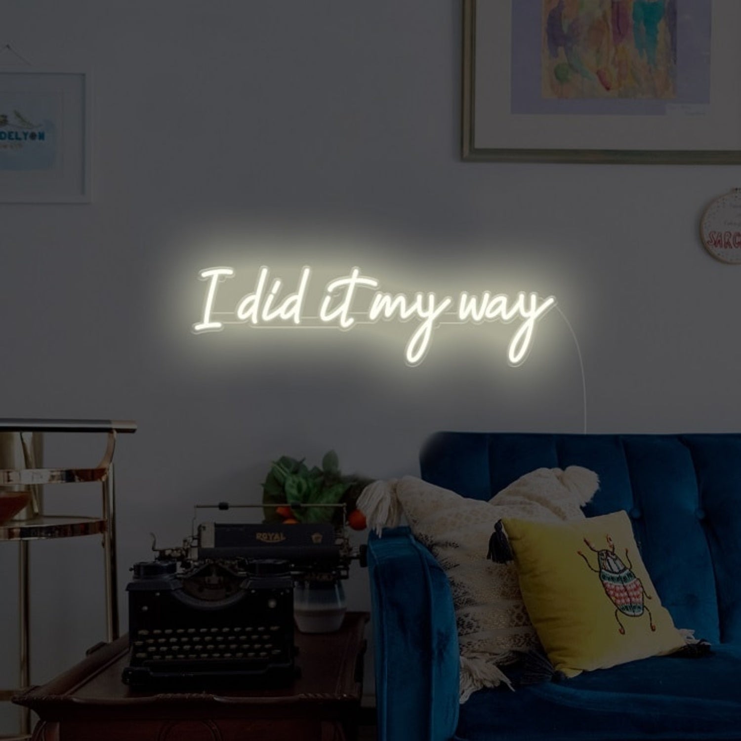 I Did It My Way Led Neon Sign Wall Art | Shineneon