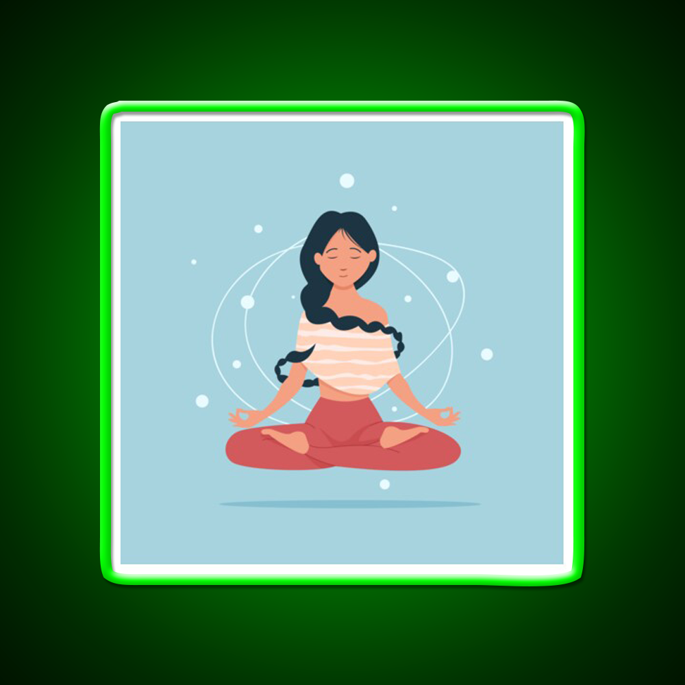 I Do Yoga To Burn Off The Crazy Yoga Led Neon Sign Rgb Color