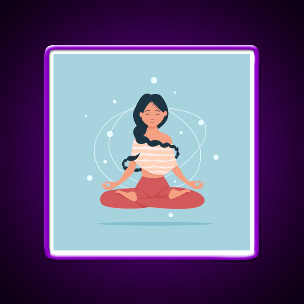 I Do Yoga To Burn Off The Crazy Yoga Led Neon Sign Rgb Color - Shineneon