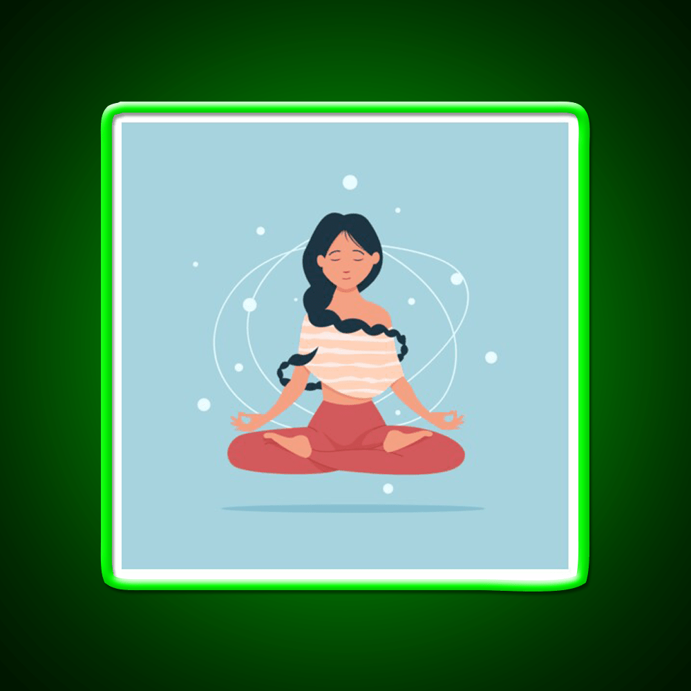 I Do Yoga To Burn Off The Crazy Yoga Led Neon Sign Rgb Color - Shineneon