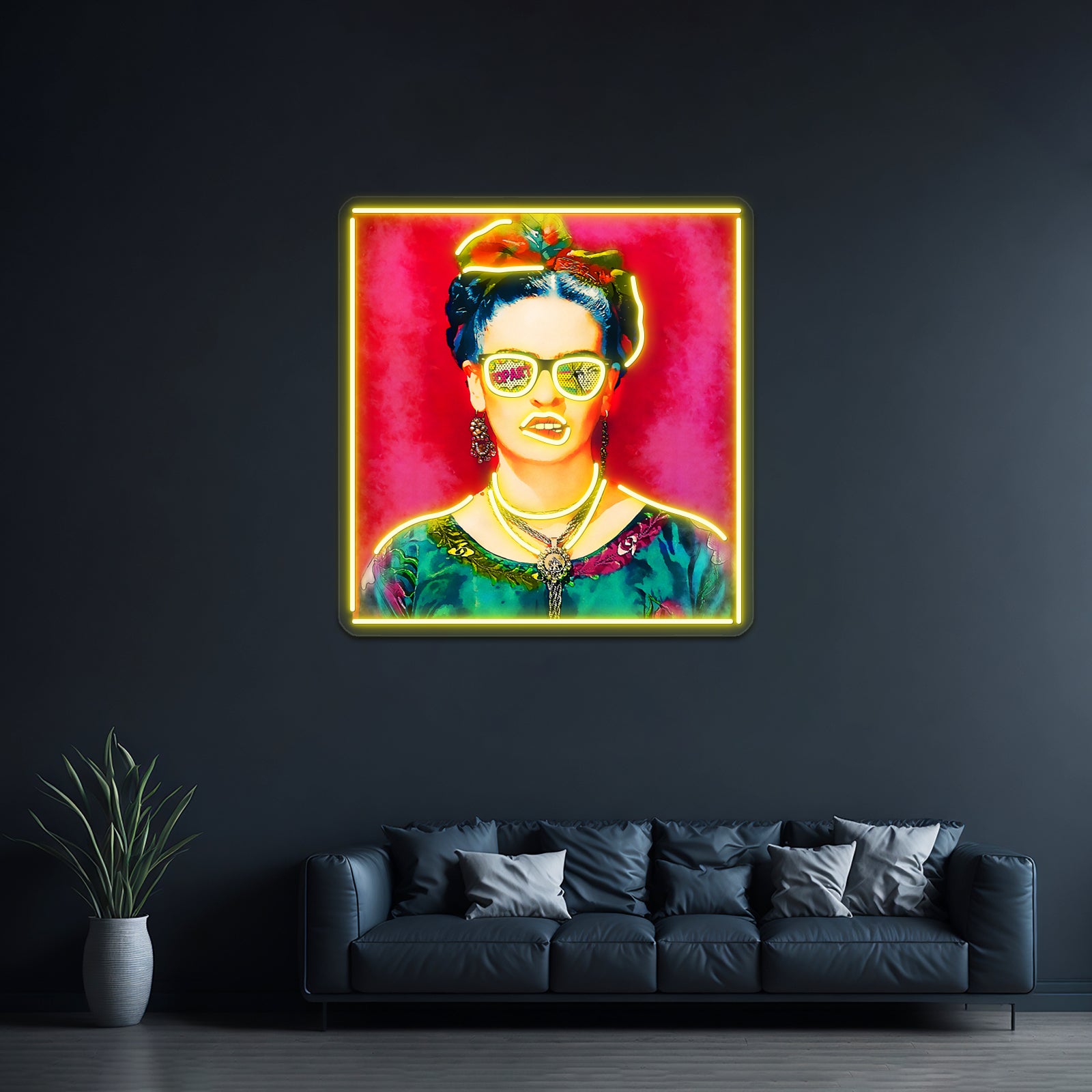 I Dont Care Artwork Led Custom Signs | Shineneon