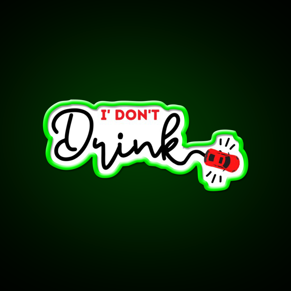 I Dont Drink Man Cave Bar Led Neon Sign Rgb Color - LED neon sign view 8
