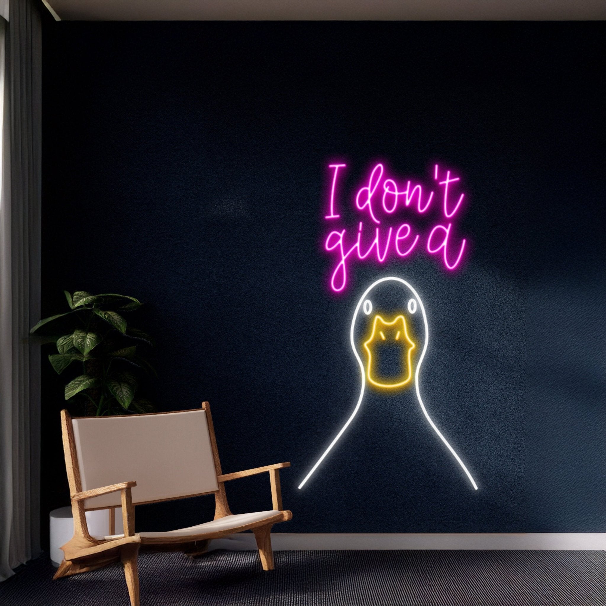 I Dont Give A Duck Neon Light - Shineneon