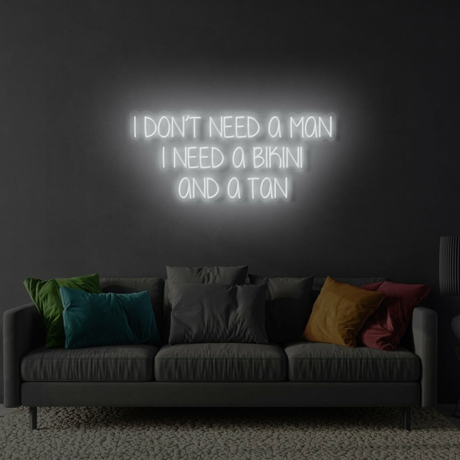 I Dont Need A Man Led Neon Sign | Shineneon