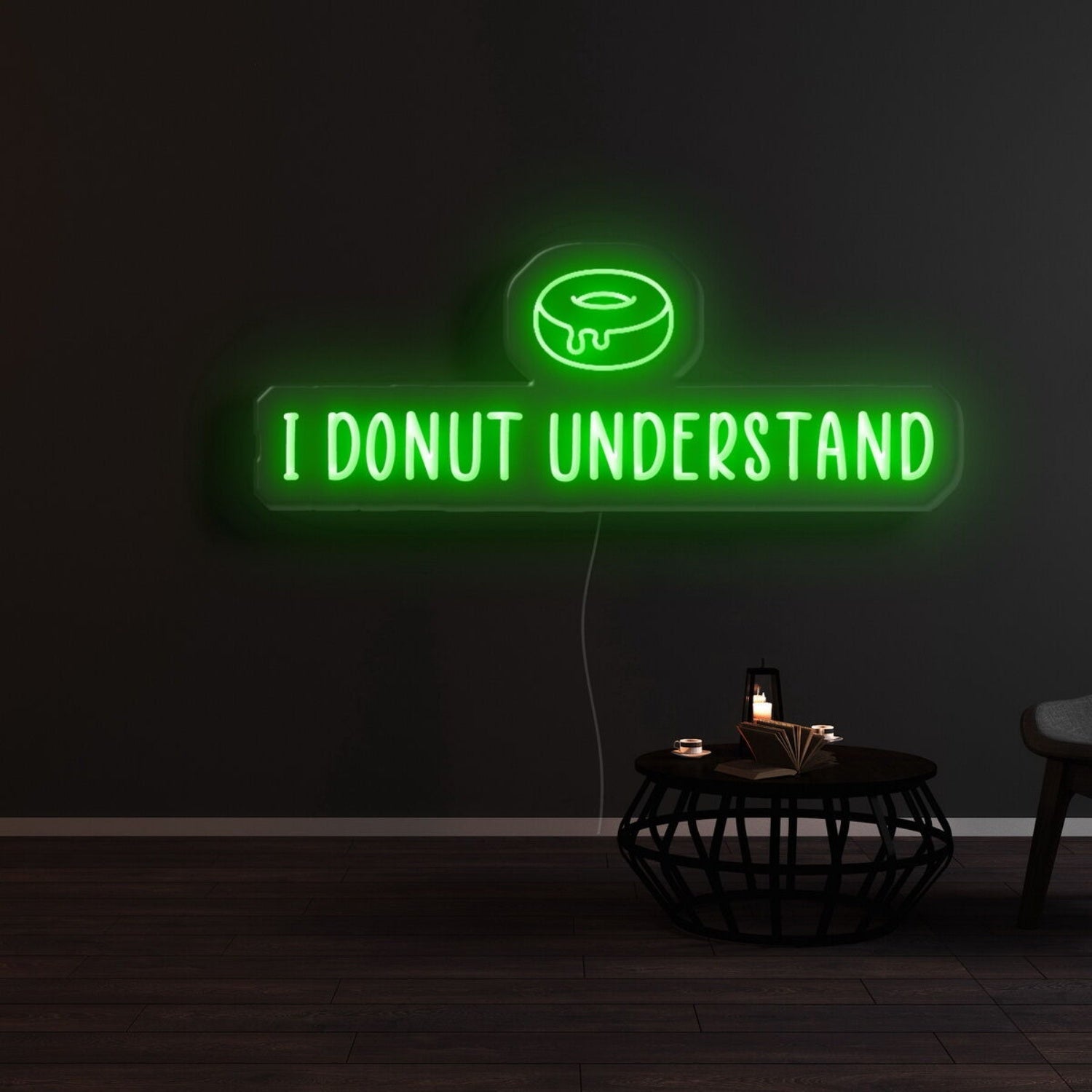 I Donut Understand Led Neon Sign - Shineneon