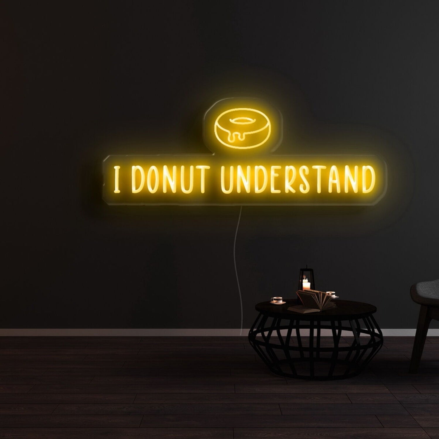 I Donut Understand Led Neon Sign - Shineneon