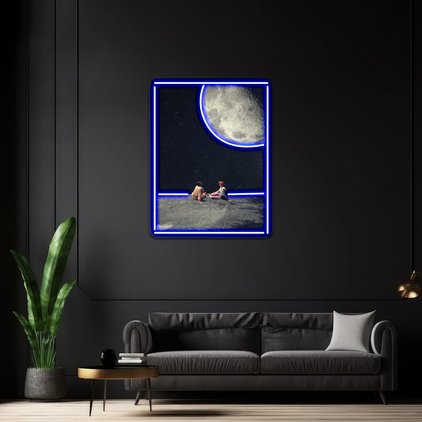 I Gave You The Moon For A Smile Artwork Led Custom Signs - Shineneon
